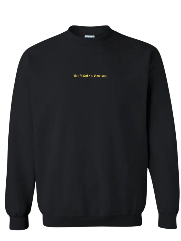 Pago Pago Crewneck (Yellow on Black) - PRE ORDER