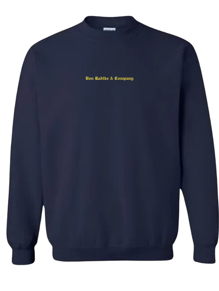 Filipino Crewneck (Yellow on Blue)- PRE ORDER