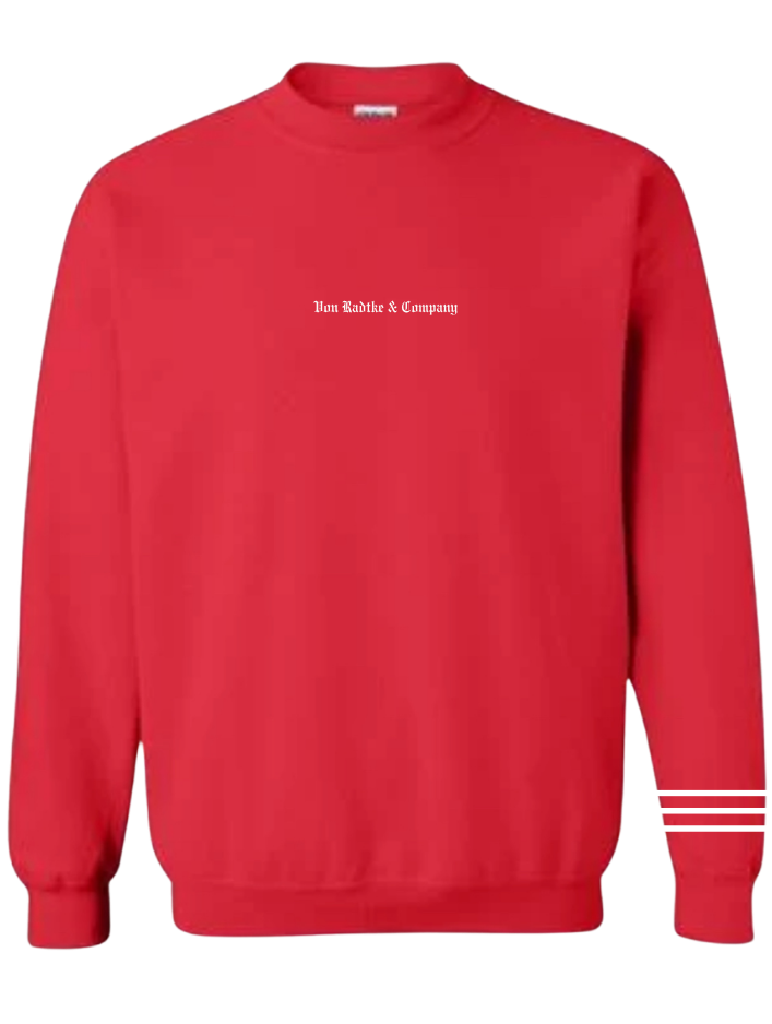 Nu'uuli Crewneck (White on Red)- PRE ORDER