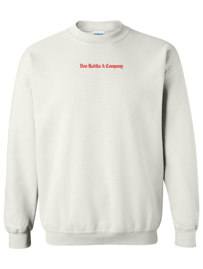 Tongan Crewneck (Red on White)- PRE ORDER