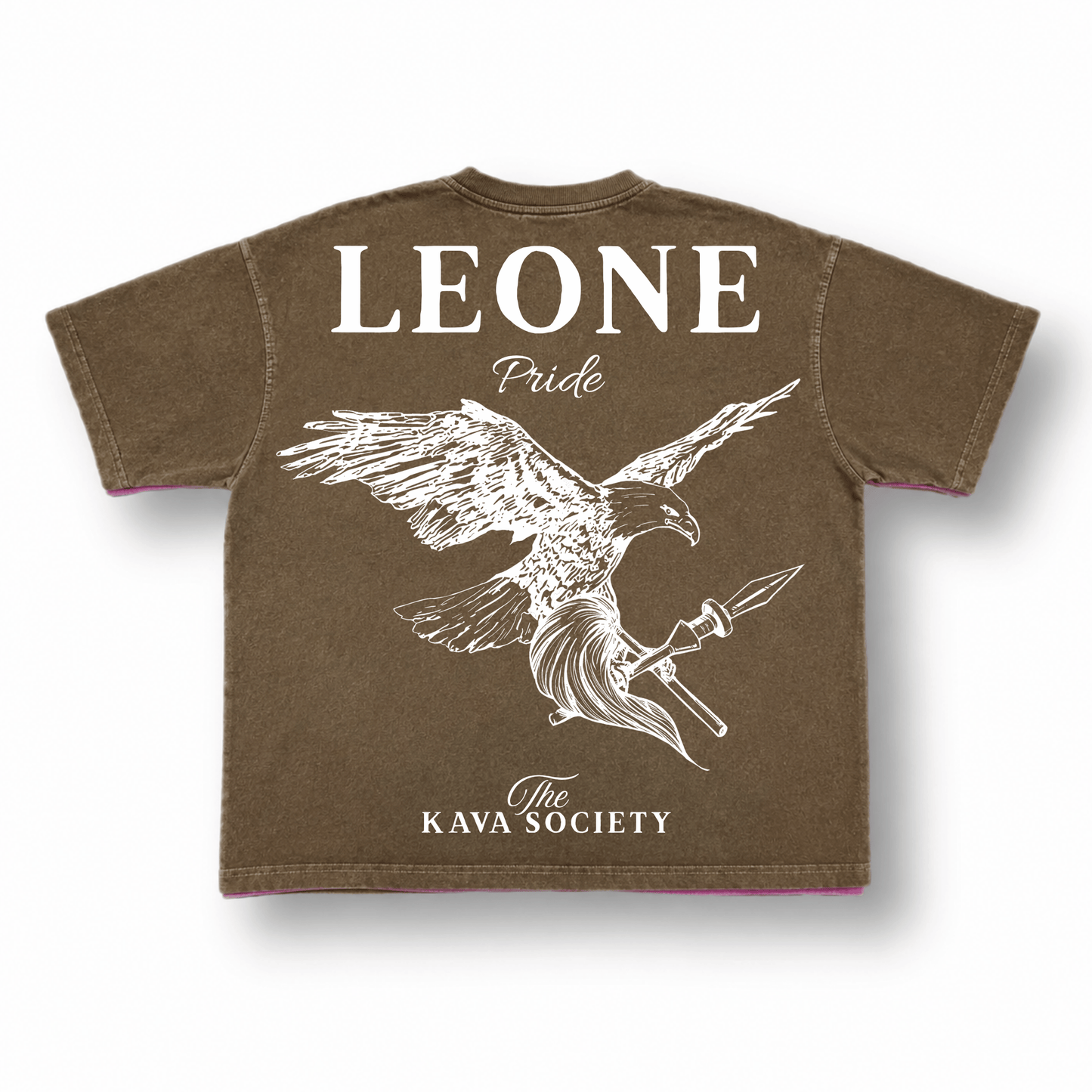 Washed Brown Vintage Box T (Village Line)