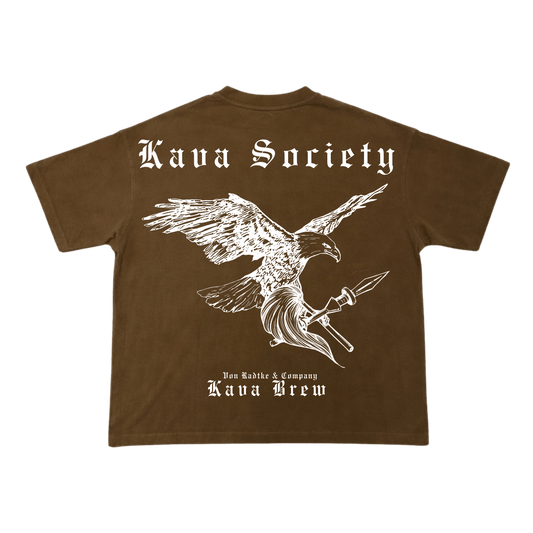 Kava Society - Brown Solid Box-T