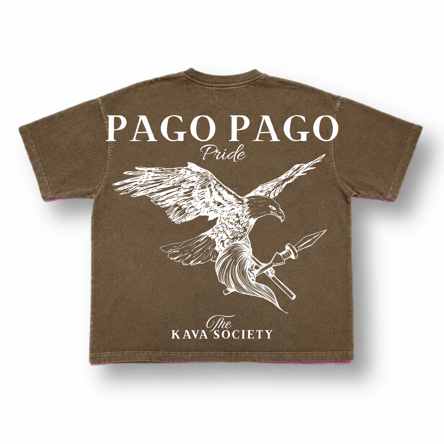Washed Brown Vintage Box T (Village Line)