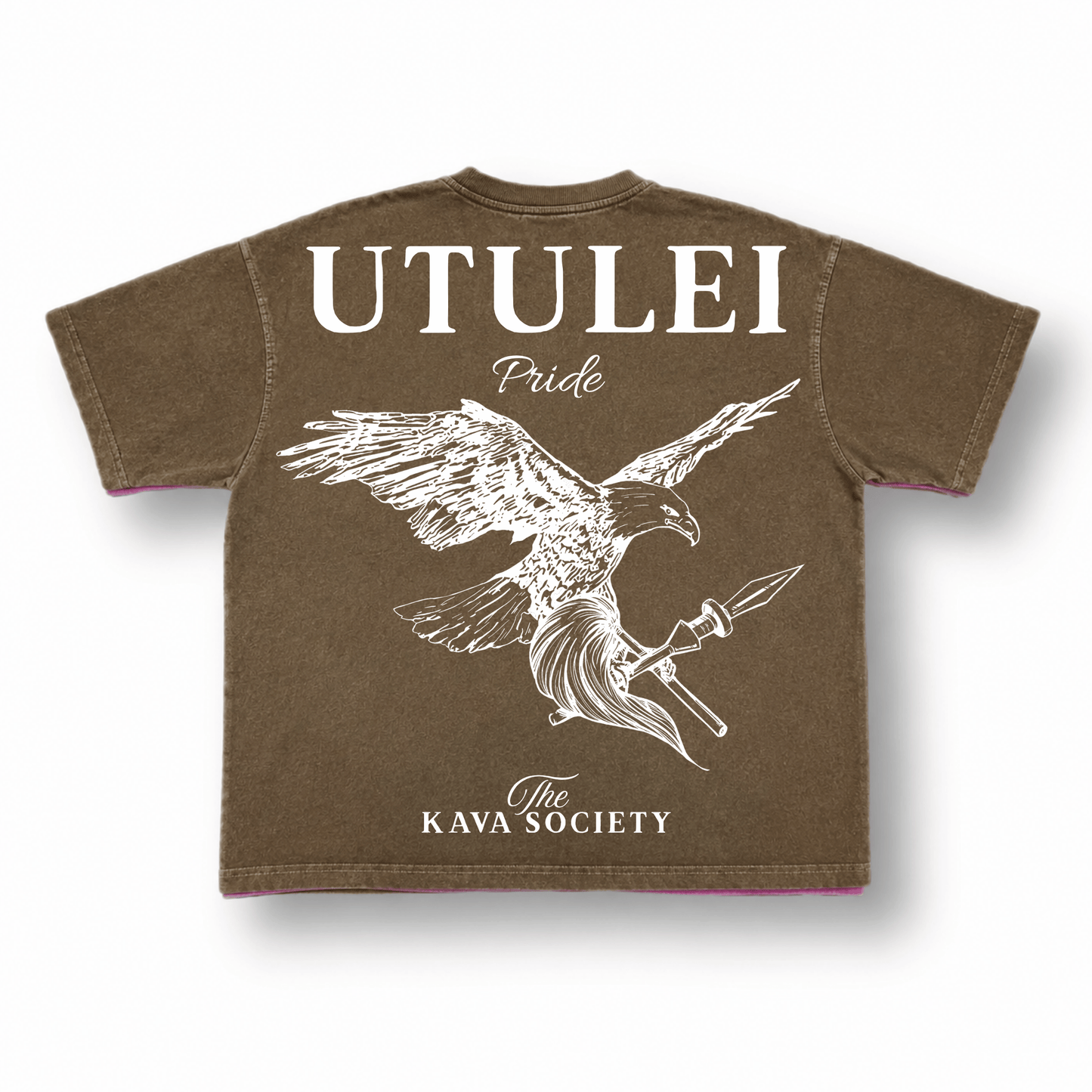 Washed Brown Vintage Box T (Village Line)