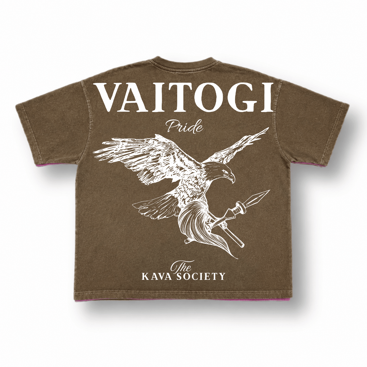 Washed Brown Vintage Box T (Village Line)