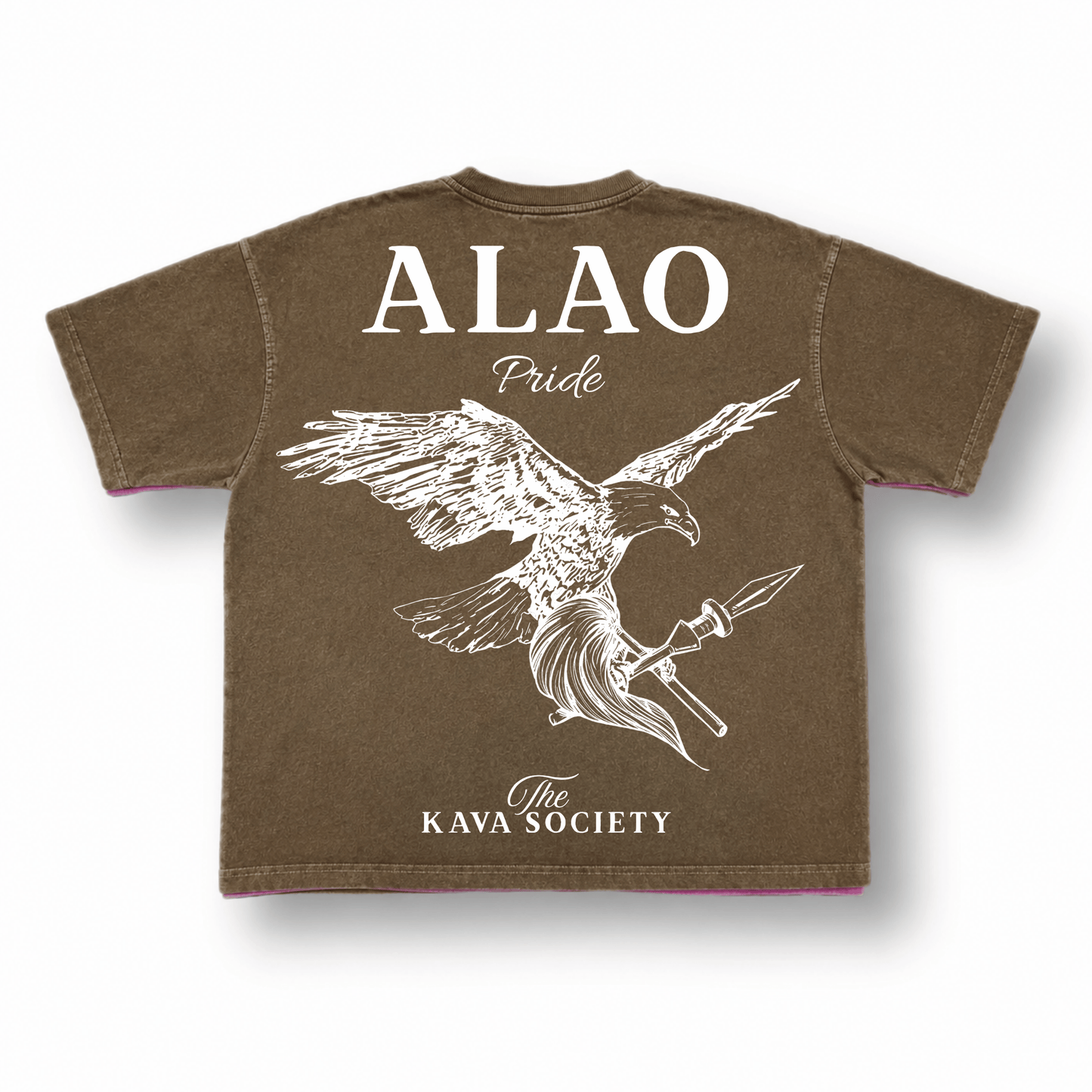 Washed Brown Vintage Box T (Village Line)