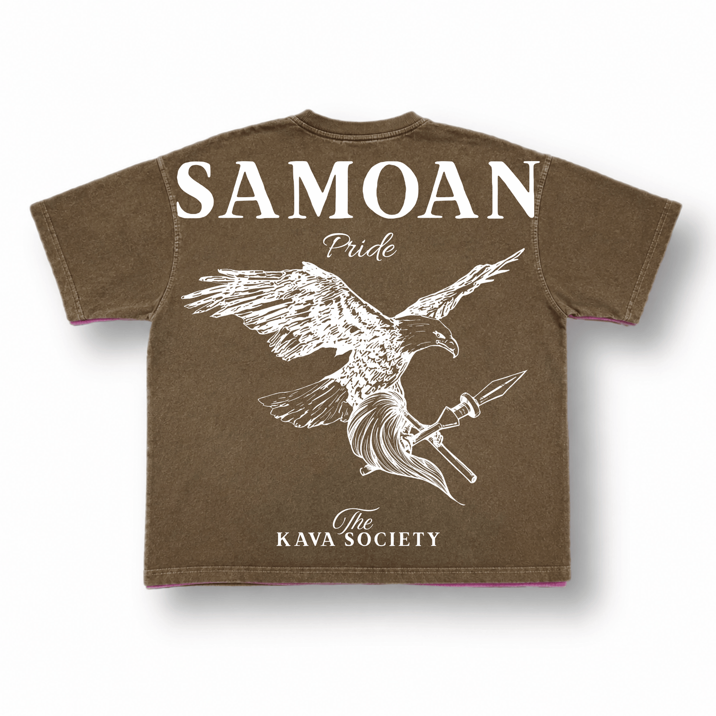 Washed Brown Vintage Box T (Village Line)