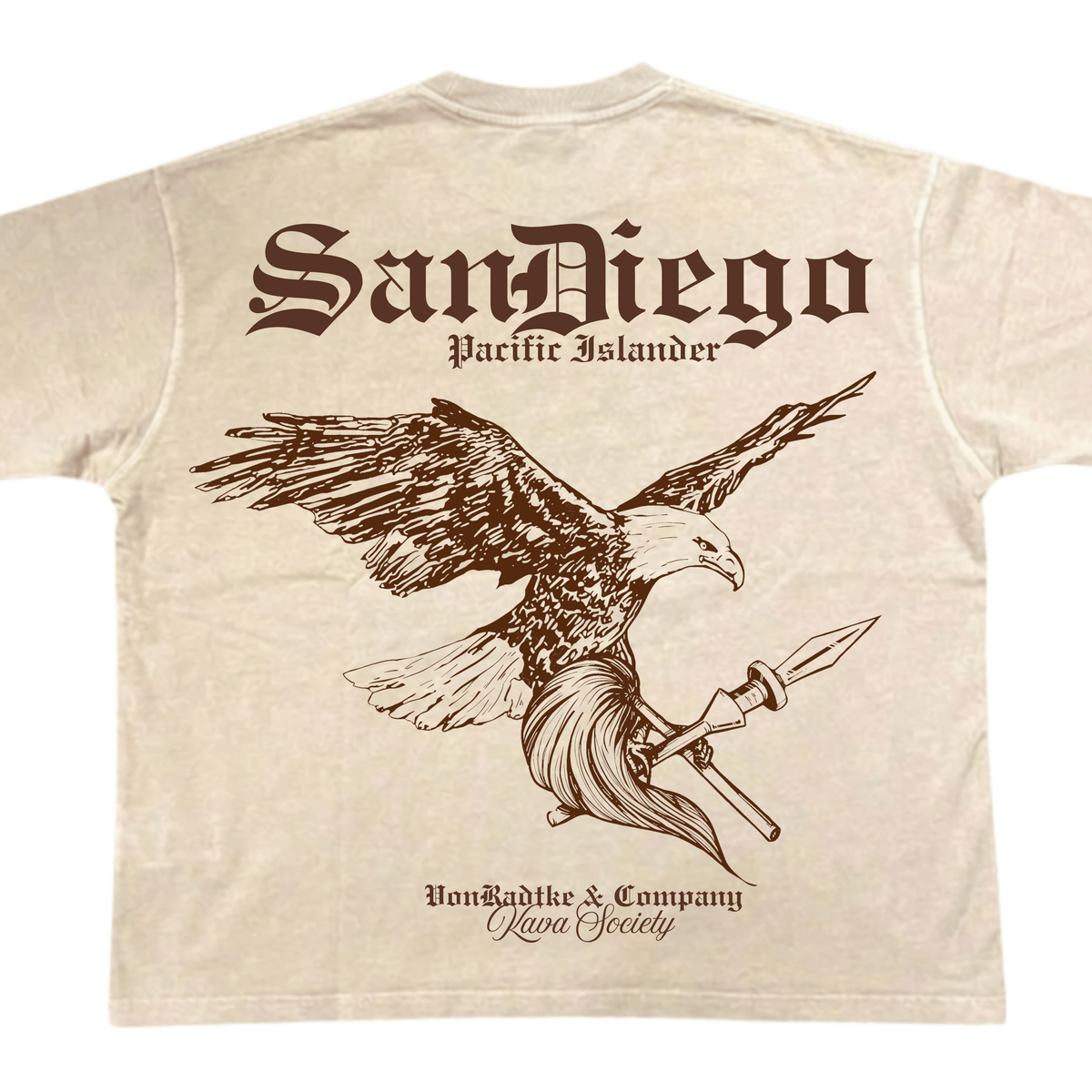 PIFA DROP 2026 - SAN DIEGO/ TAN BOX TEE
