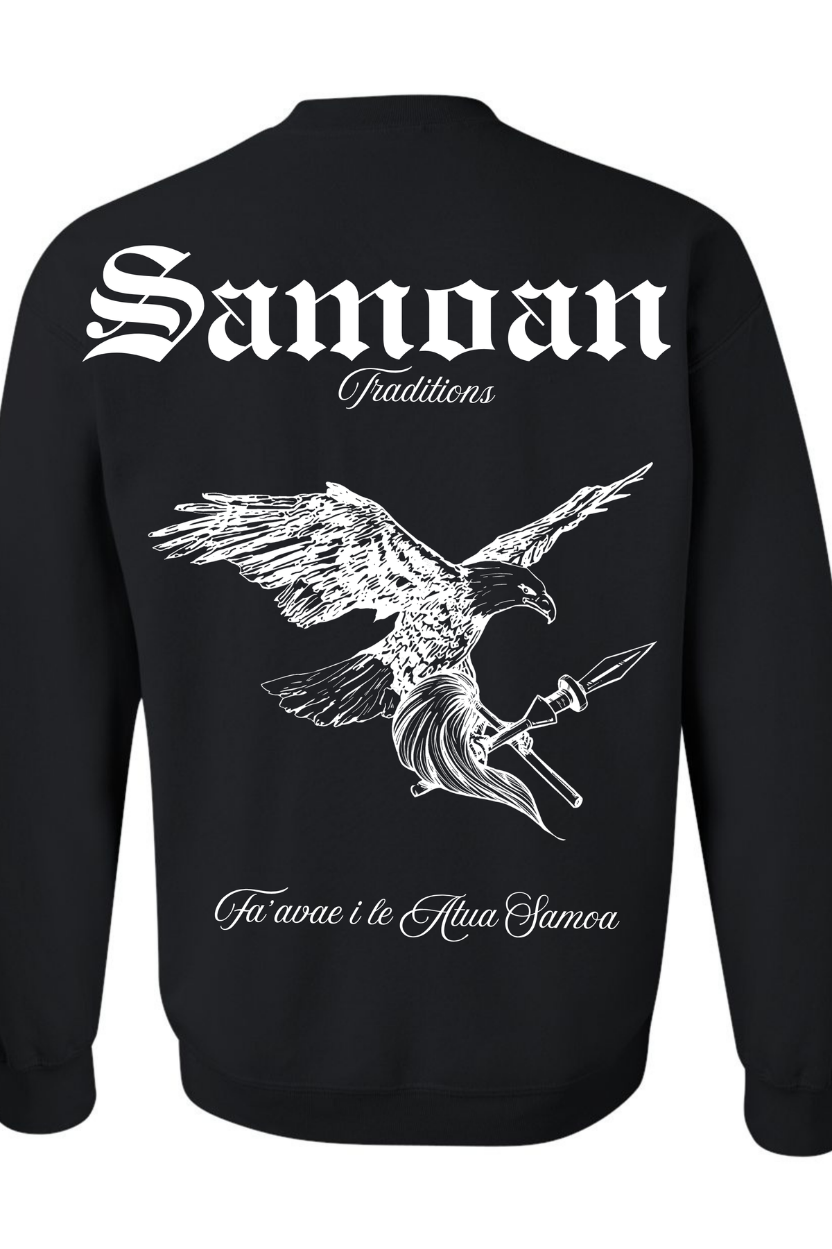 Samoan Traditions - Black Crewneck