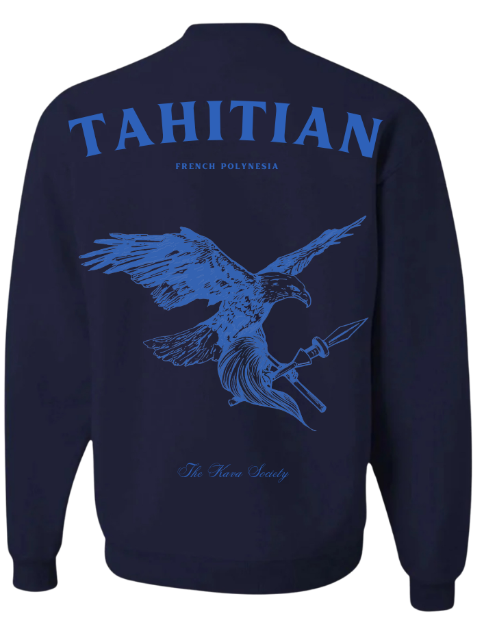 Tahitian Crewneck (Blue on Dark Blue) - PRE ORDER
