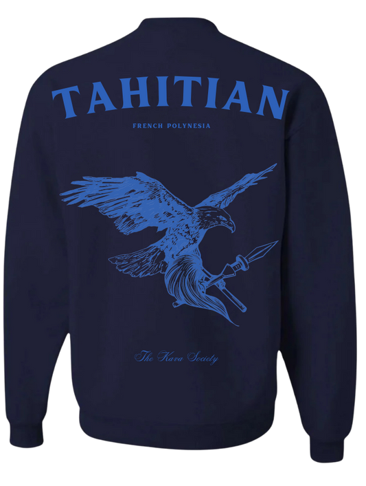 Tahitian Crewneck (Blue on Dark Blue) - PRE ORDER